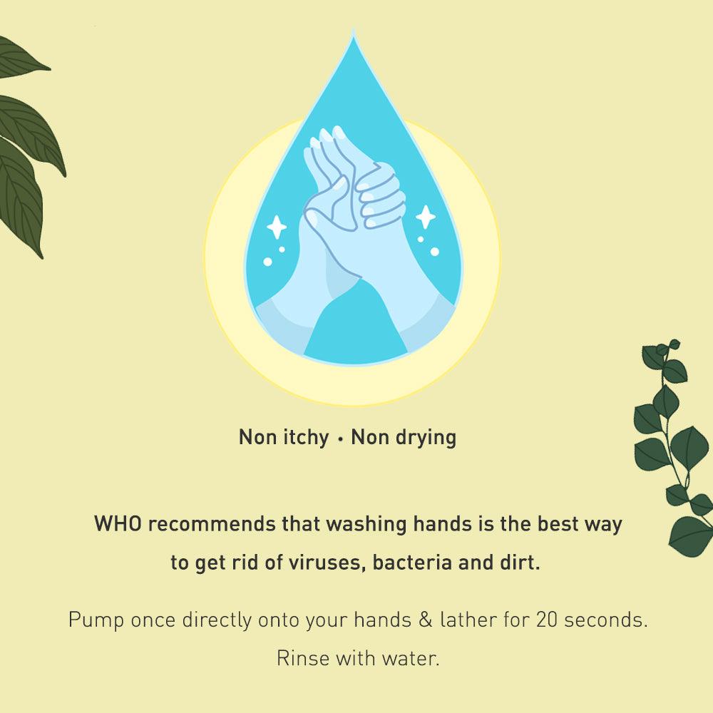 Natural Handwash Liquid Soap Fragrance Free - Windmill Baby